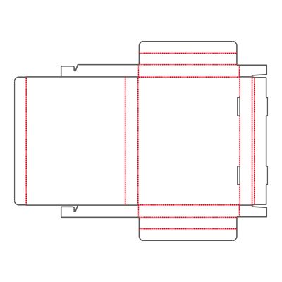 簡易てきな宅配用の発送箱です。糊貼りの箇所がないのでシンプルでお値打ちな形式です。