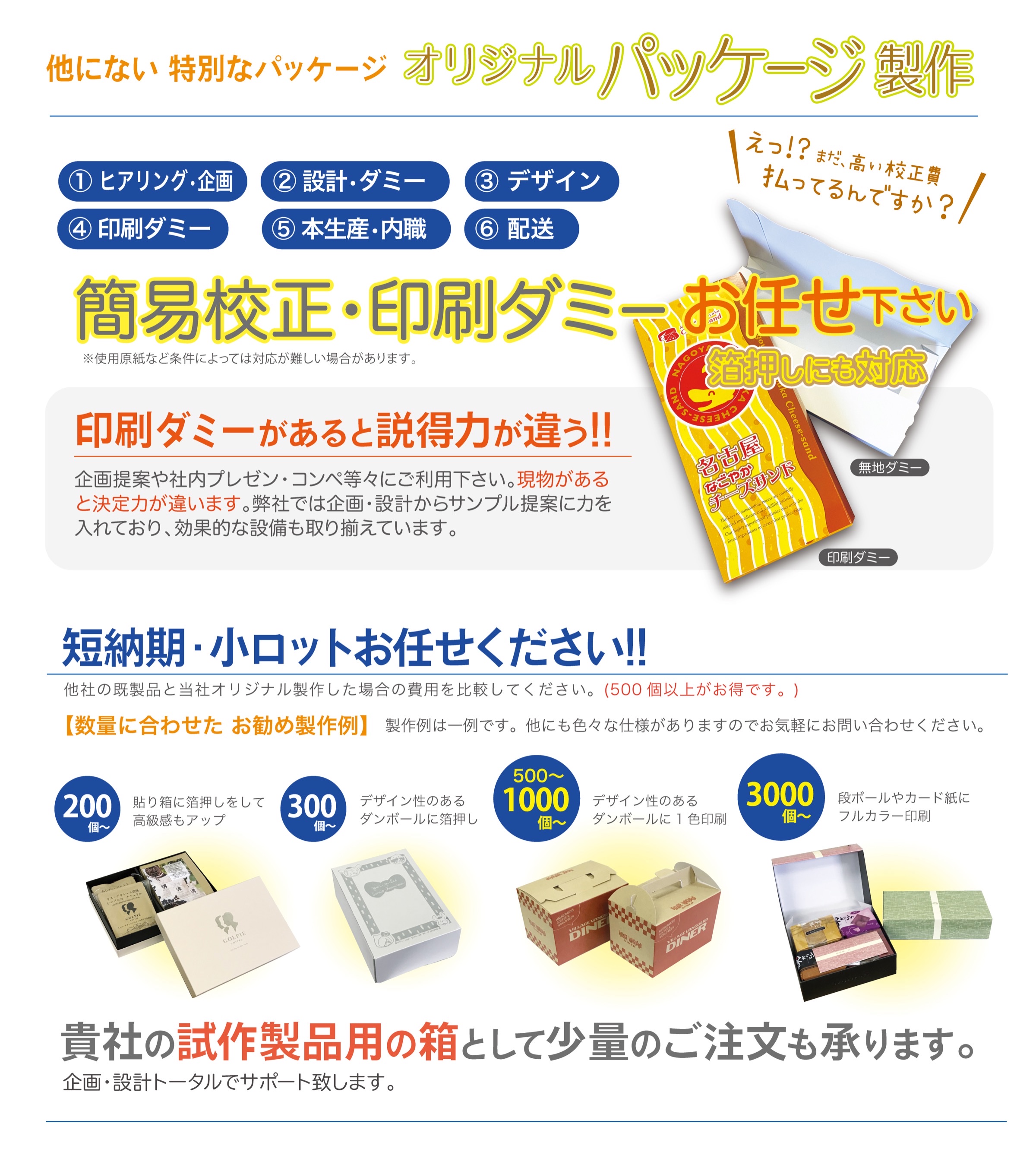 通常の印刷校正よりお値打ちに対応可能です。